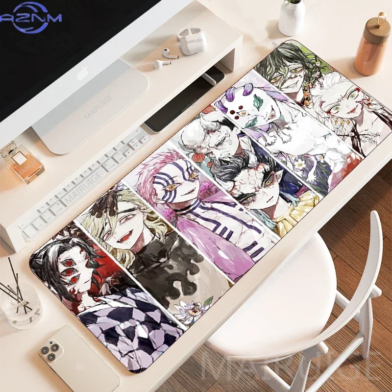Demon Slayer Daki Mousepads Anime MousePad Keyboard Mouse Pad XXL Gaming Accessories Gamer Large DeskMat Kimetsu No Yaiba Carpet