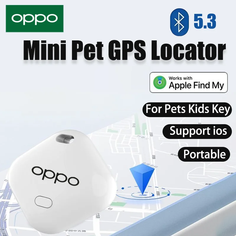 

Мини-устройство слежения OPPO для Apple Find My Key Kid Finder Pet Car GPS Anti-Lost Tracker Smart Bluetooth 5,3 Locator IOS System