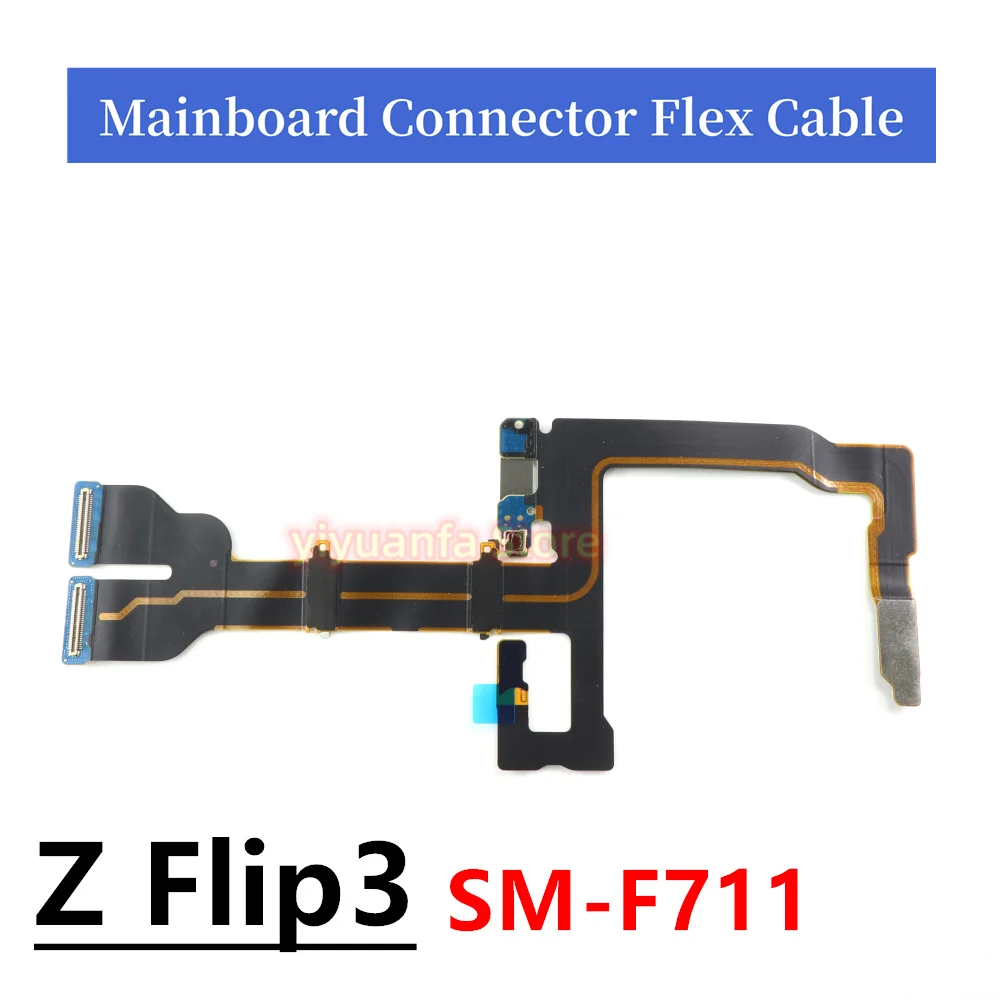 For Samsung Galaxy Z Flip Flip3 Flip4 5 F700 F707 SM-F711 F721 Mainboard Connector Flex Cable LCD Display Connector Flex Cable