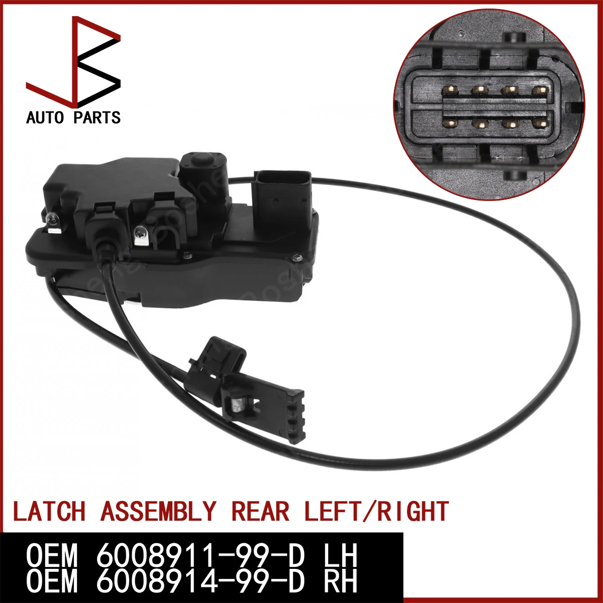 For Tesla Model S 2012-2016 2016-2021 Rear Left & Right Door Lock Latch and Interior Release OEM 6008911-99-D 6008914-99-D