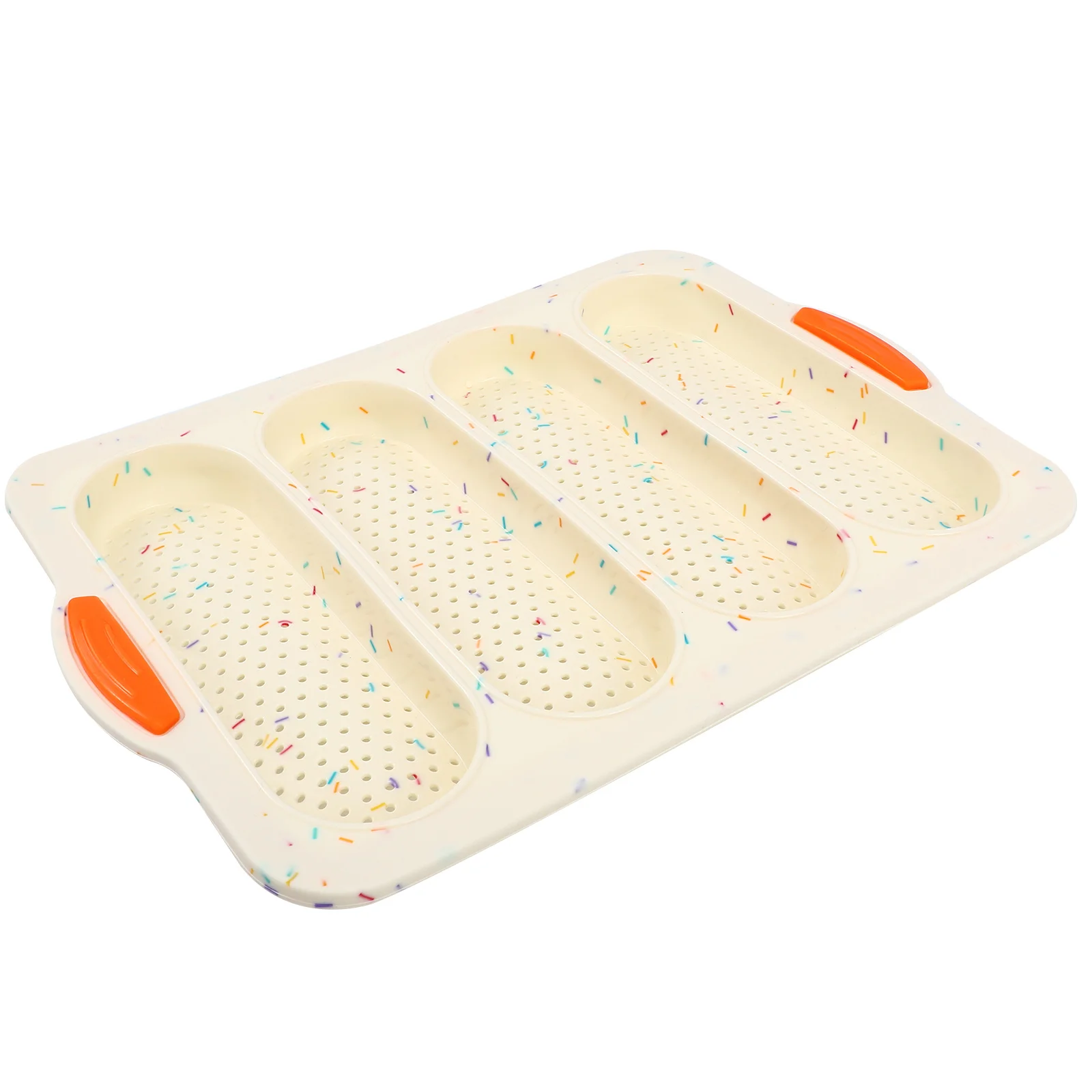 

Silicone Mold Baking Tray 4 Slot French Bread Pan Pan Non Sticky Easy Peel Food Grade Safe Durability