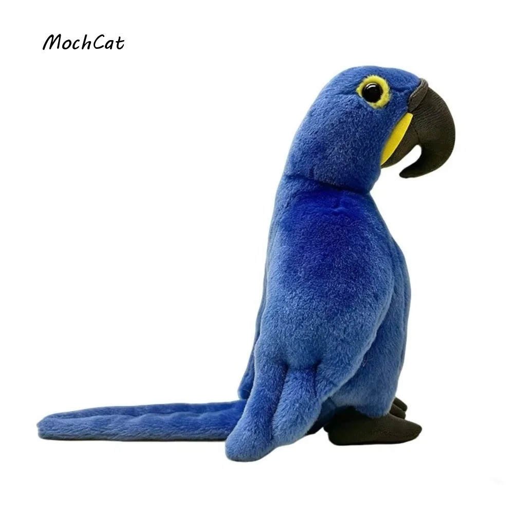Soft Parrot Plush Toy Vivid Lifelike Realistic Macaw Stuffed Animal 22cm Colorful Parrot Stuffed Doll Home Decor