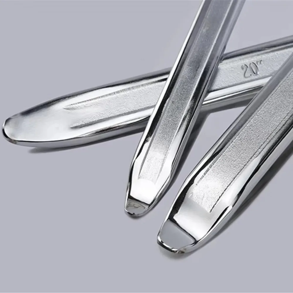 25/30/40cm Tire Iron Steel Spoon Durable Steel Rim Opener Lever Multi-Purpose Heavy Duty Crowbar