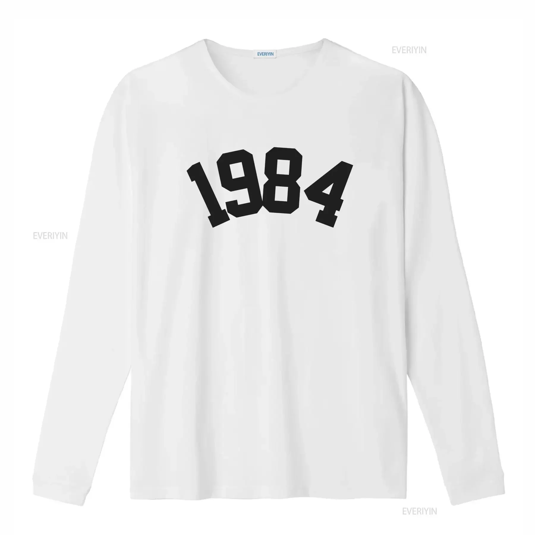 1984 T Shirt Born in Birthday for Women Vintage Birth Year BDay Number 40th vintage Washed Breathable Casual Versatile