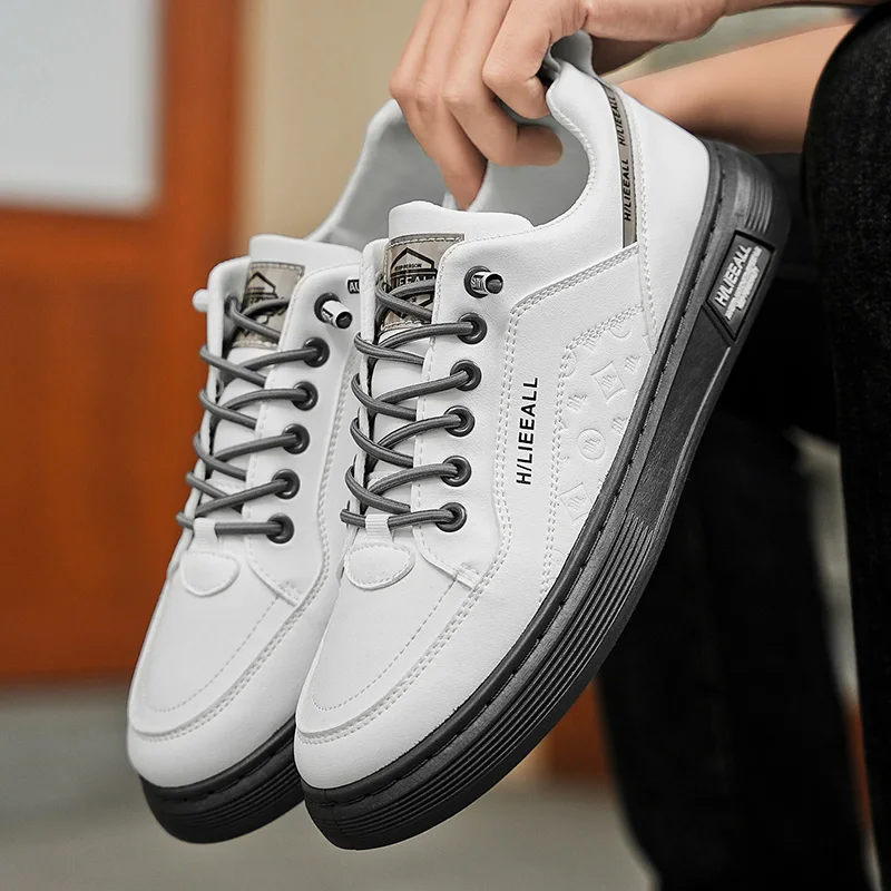 Men's New Trendy Casual Sports Shoes 2026 Breathable Work Safety Shoes Autumn Versatile Board Shoes for Motorcycle Riders