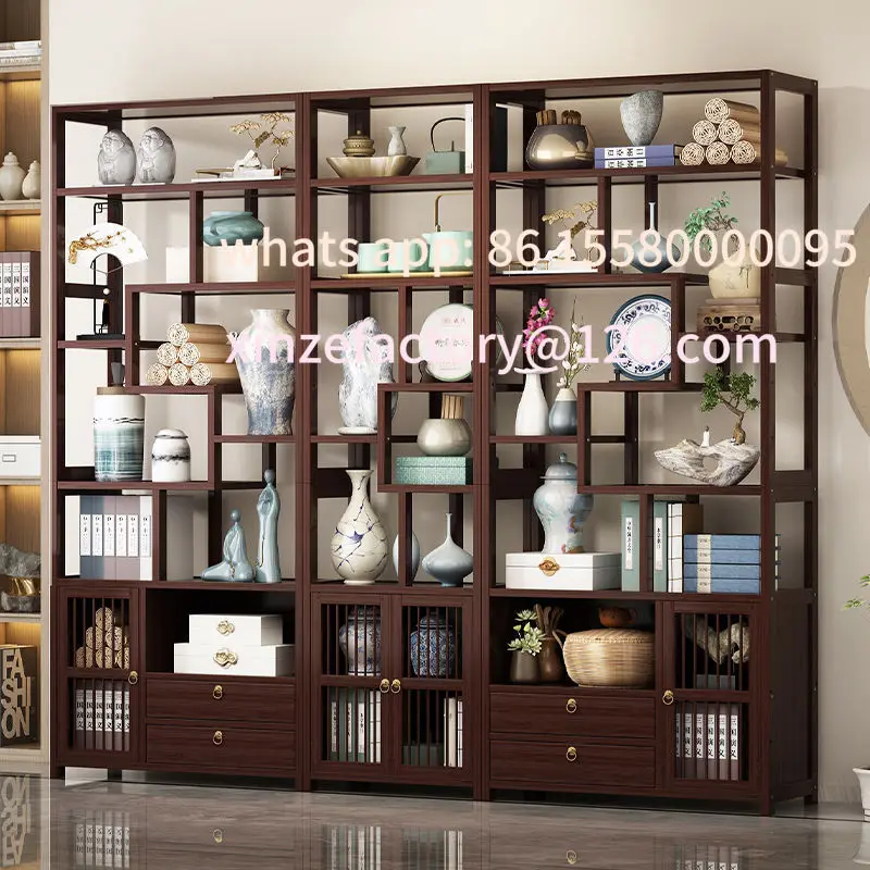 

Customizable Floor Bogu Rack New Chinese Style