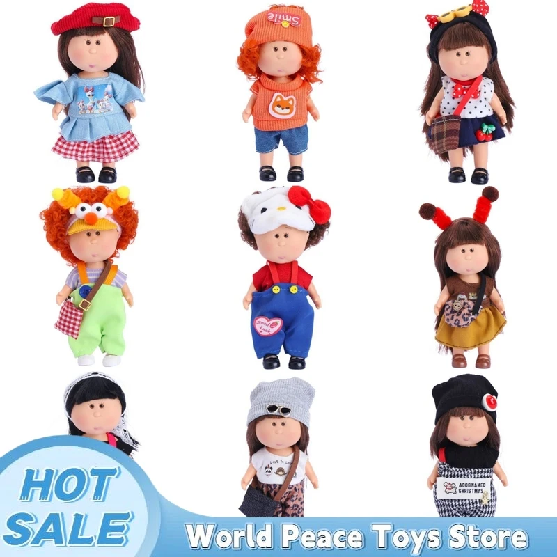 

Only Clothes For 14cm Spanish Mia Clothes Kawaii Doll Dress Up Set For Girls Diy Girls' Doll Clothes Accessories No Doll