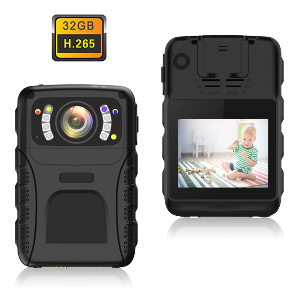 CammPro C9n Mini Body Camera Full HD 1440P Small Portable Night Vision Police Cameras Security Camcorder Body Camera