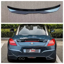 Rear Trunk Spoiler Wing for PEUGEOT RCZ 2010 2011 2012 2013 2014 2015 ABS Plastic Glossy Black Car Rear Top Spoiler Roof Wing