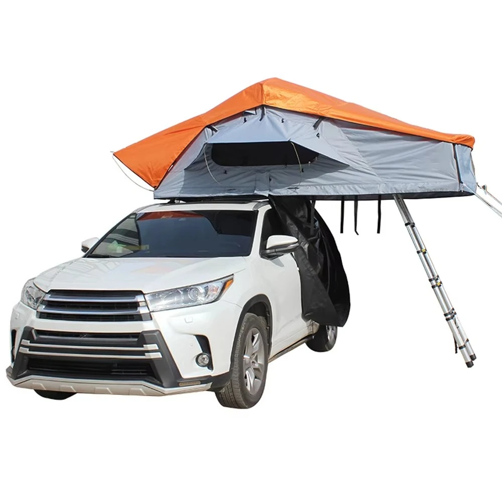 Soft Shell 4X4 Roof Tent Car Roof Top Tents Big Space Outdoor Off-Road Foldable Custom Light Roof Top Tent