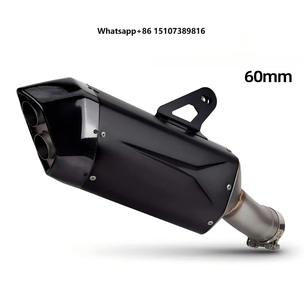 

Suitable for R1300GS Waterbird Integrated Double Exhaust 2024-2025 Universal Black/Silver Motorcycle Exhaust