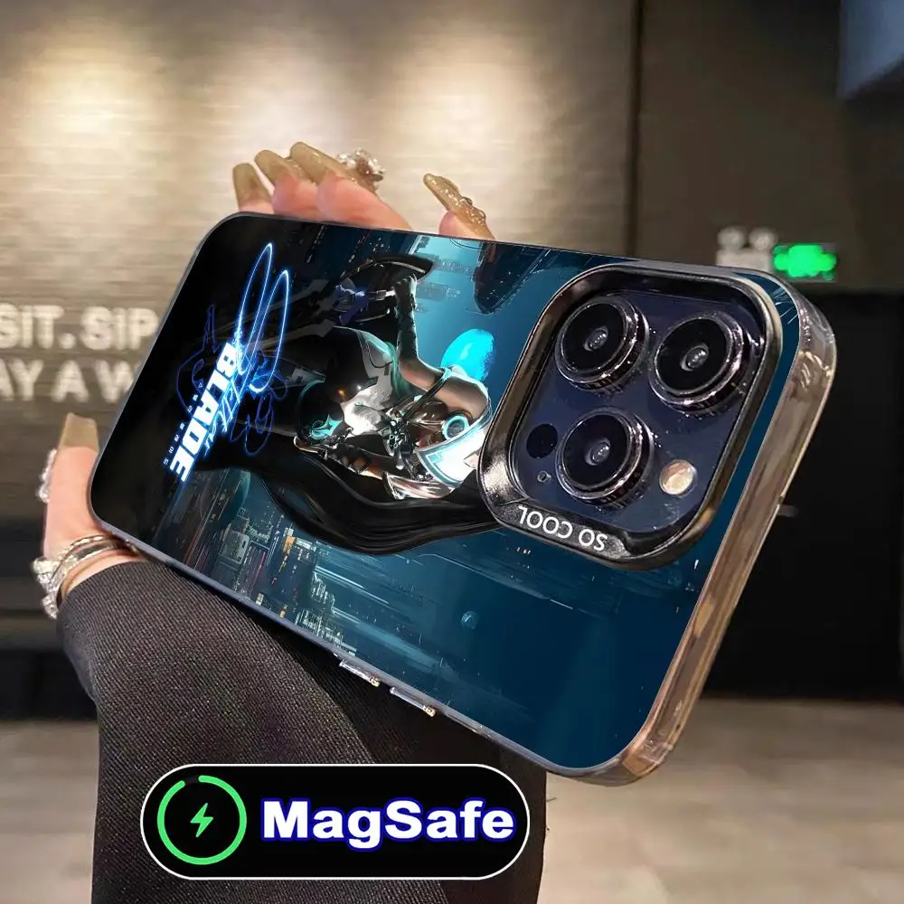 

Stellar Blade Game Phone Case for iPhone 16 15 14 13 12 11 Pro Max Plus MagSafe Translucent Colour Printing Pretty Luxury Cover