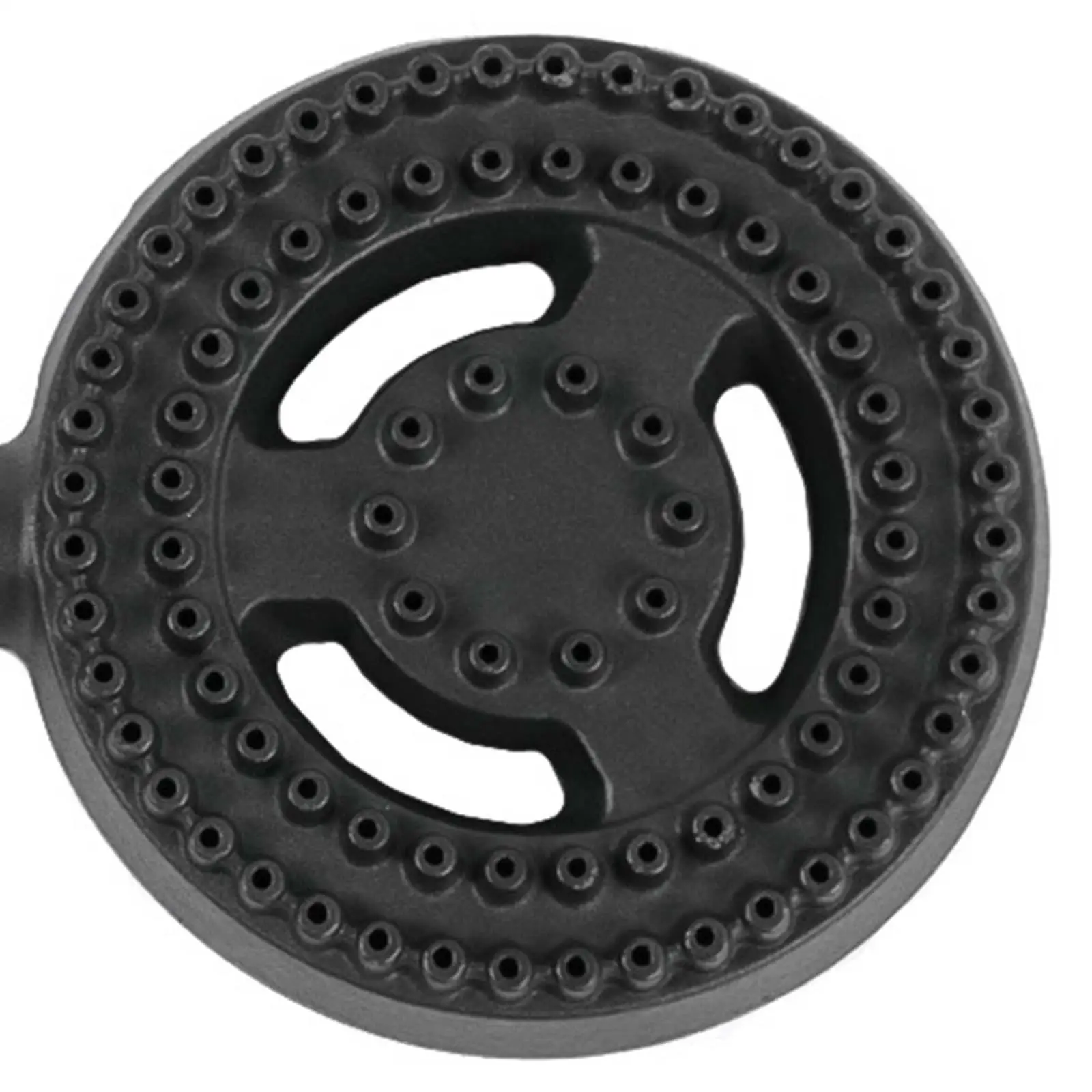 Portable Round Burner Head Cast Iron Camping Gas Stove Accessory Cookware Furnace Part for Campsite Cooking Needs