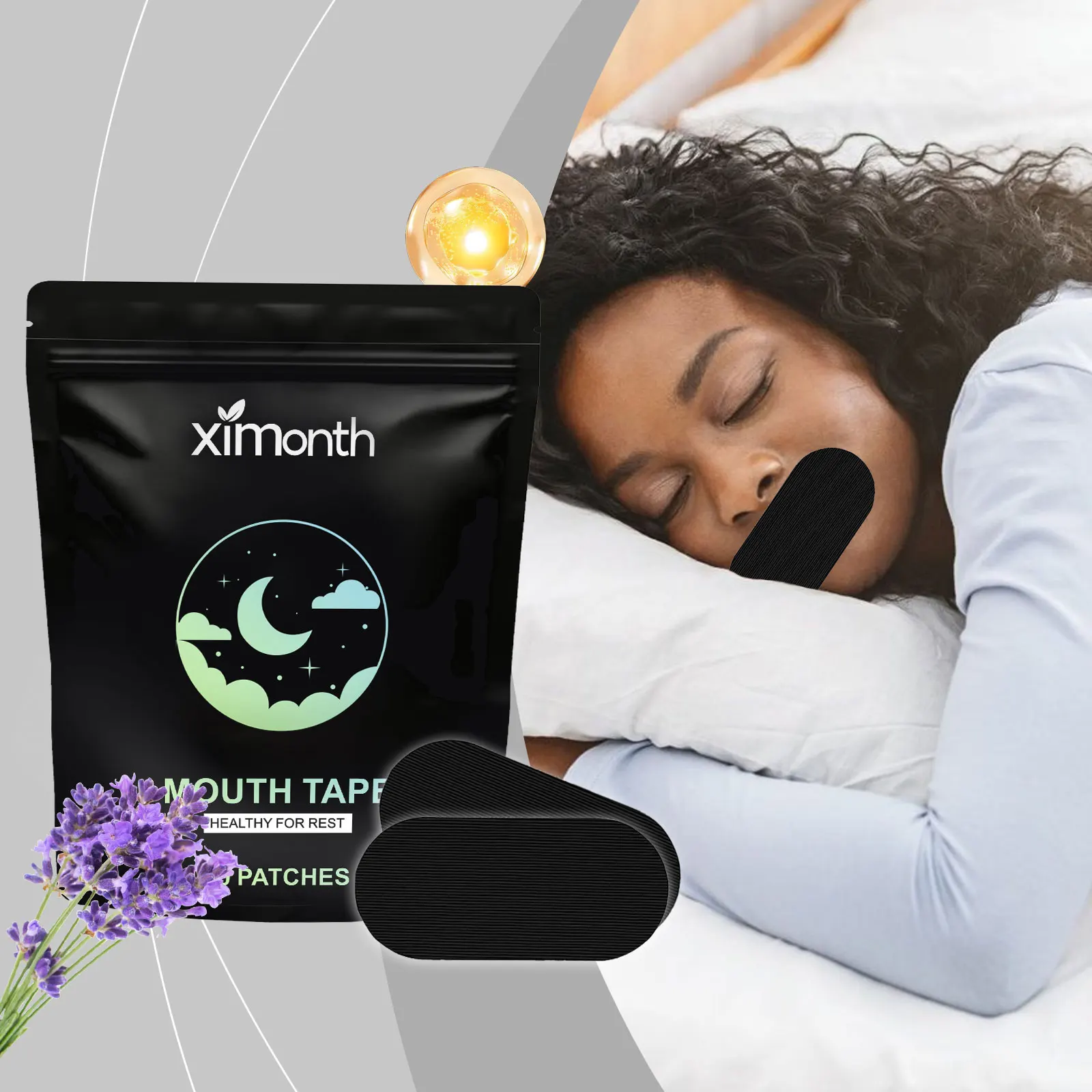 30pcs Snoring Mouth Tape Keep Mouth Close Prevent Snoring Breathing Correction Improve Sleeping Mouth Orthosis Stickers