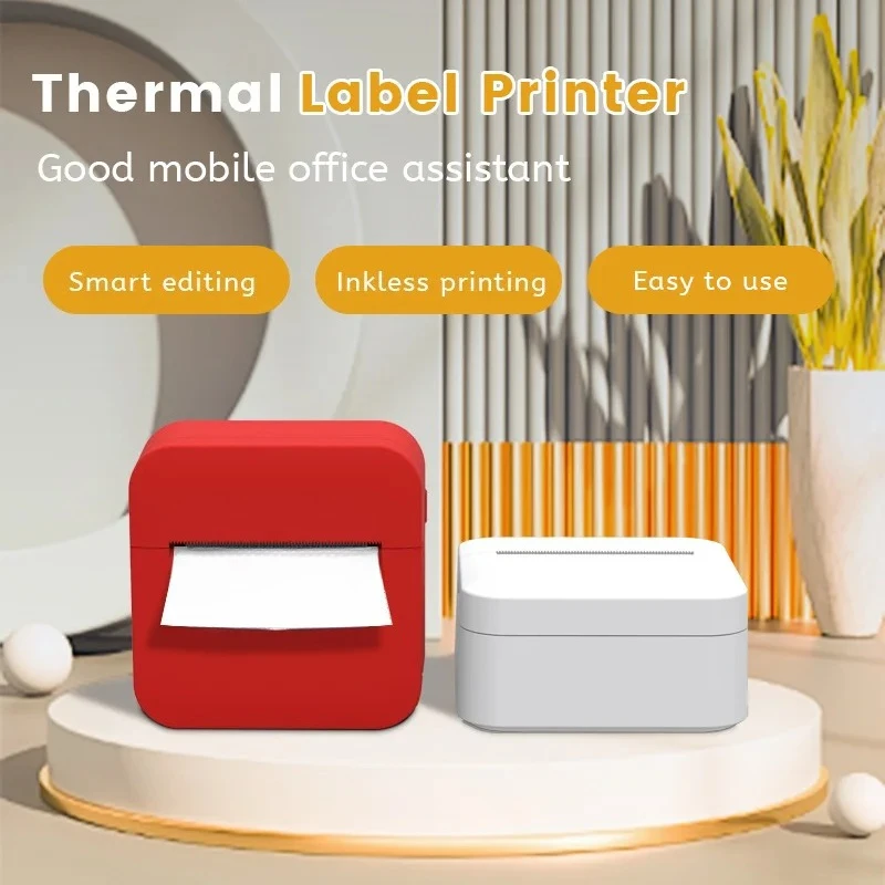 Mini Label Printer Thermal Printer Bluetooth 2-Inch Label Printer