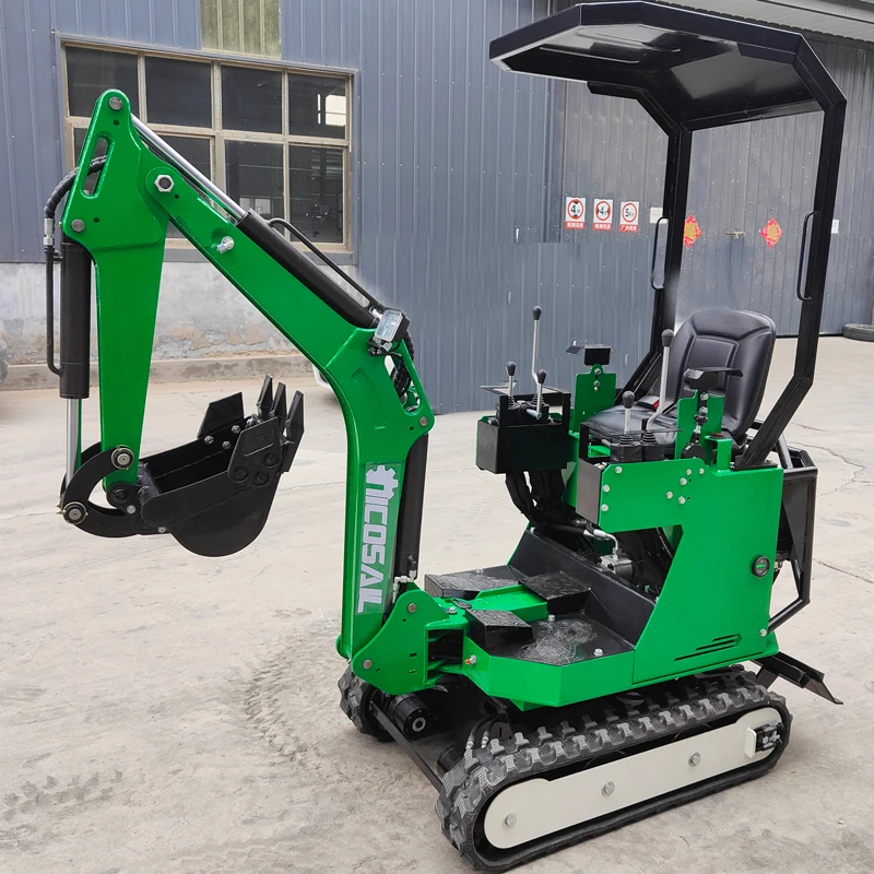 Customized Small Digger Minibagger Multifunctional Epa Engine Farm Mini Excavator 1 T Crawler Escavatore Machine Multifunctional