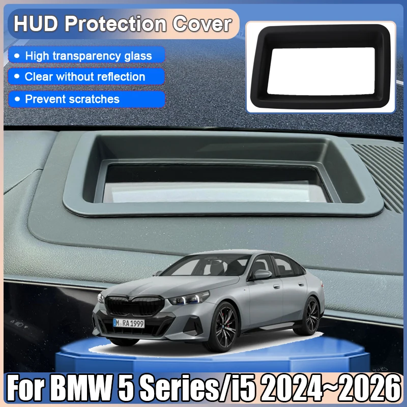 

Suitable for BMW 5 Series i5 G60 2024~2026 HUD Protective Cover Head Up Display Protect Accessory Modification Auto Accessories