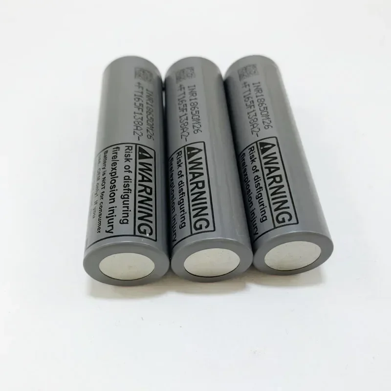 New 3.7V 2600mAh Rechargeable Lithium Battery INR18650-M26 for Electronic Products Laser Pens Flashlights Electric Heater Toys