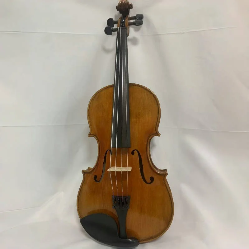 16.5-inch solid wood handcrafted professional viola,with long-dried wood,including a case and a bow
