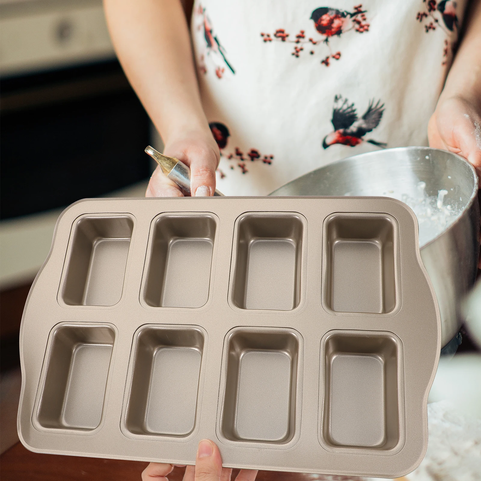 

Cake Mold Cakes Loaf Baking Pan Mini Pans Cupcake Bakeware Bread Carbon Steel Tin