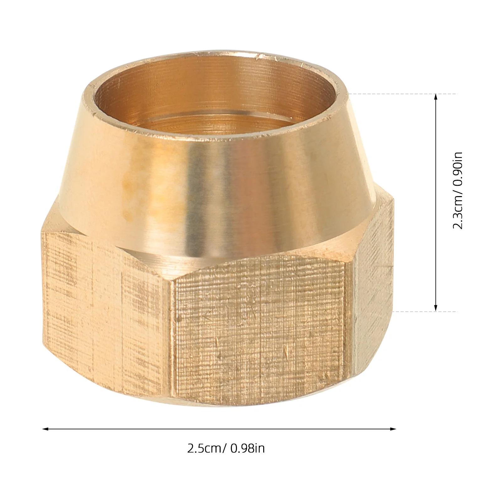 3 шт. латунная раструбная крышка, соединитель газовой трубы, простая установка, безопасное уплотнение, надежная латунная торцевая заглушка для системы газопровода