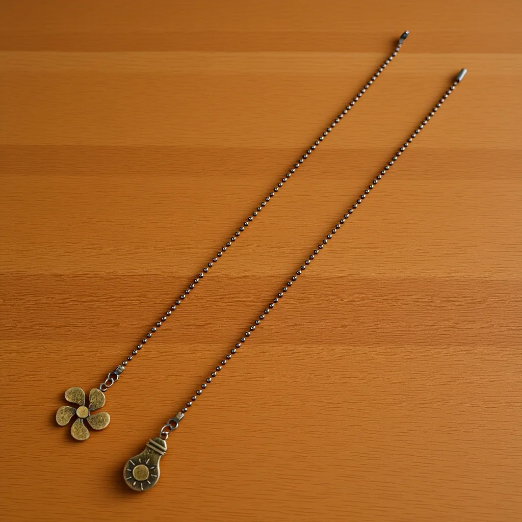 2 قطعة مروحة كروية مطرزة سحب ضوء السقف سلسلة سحب سلسلة قلادة لمروحة السقف الثريا ملحقات الإضاءة الزخرفية