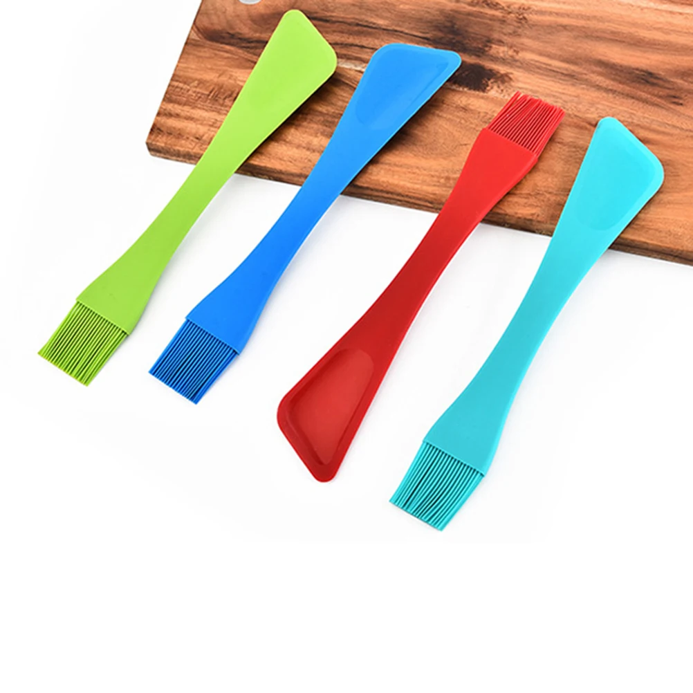 

Silicone Basting Brush Pastry BBQ Set Spatula Kitchen Gadgets Tools Pink Non-stick Reusable Eco-friendly Handle Baking