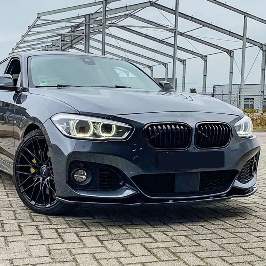 

Car Front Bumper Lip Spoiler Splitter Diffuser For BMW 1 Series F20 F21 Hatchback 2011-2019 Cover Bodykits Tuning Gloss Black