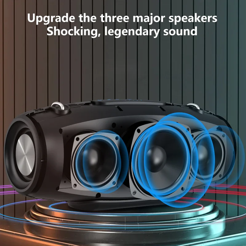 Zealot S67 Wireless Speaker WithShoulder Strap,Outdoor,Waterproof,Portable Speaker with Loud Stero and Booming Bass,40H Playtime view 3