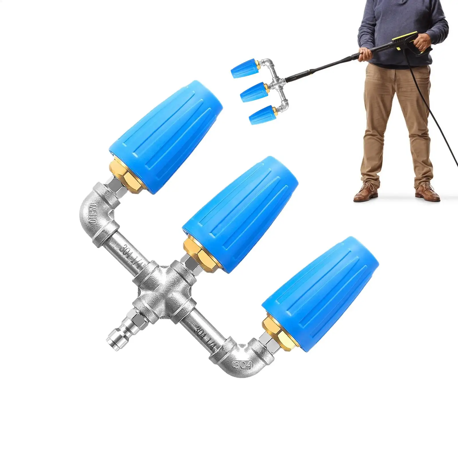 

Насадка для мойки высокого давления, быстроразъемное соединение, насадки для мойки высокого давления, для дворов, крыльцов, сада, газонов, балконов, террасов, дорожек