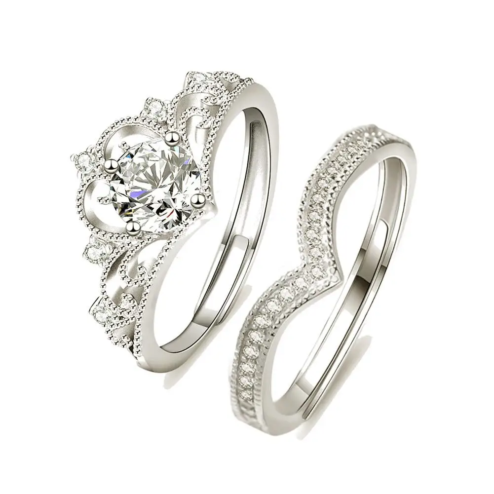 Prinzessin Hochzeit Offene Ins Stil Einfache Finger Einstellbare Geometrie Vintage Punk Ringe Unregelmäßige R3L4