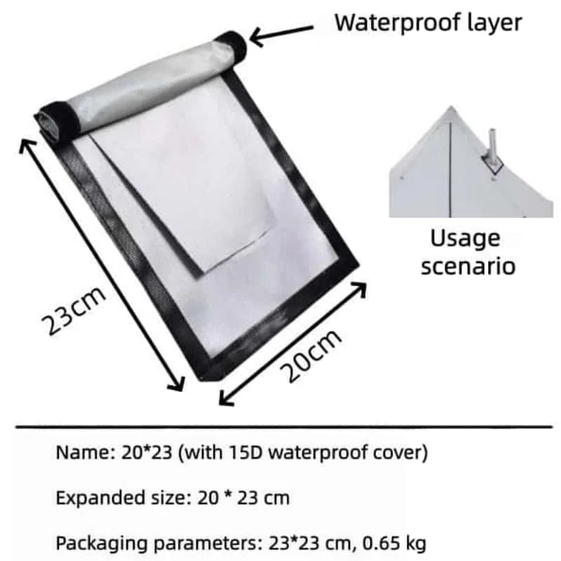 

Outdoor Camping Tent Wood Stove Fireproof Cloth High Temperature Heat Insulation Fire Retardant Mat Fiberglass Fabric