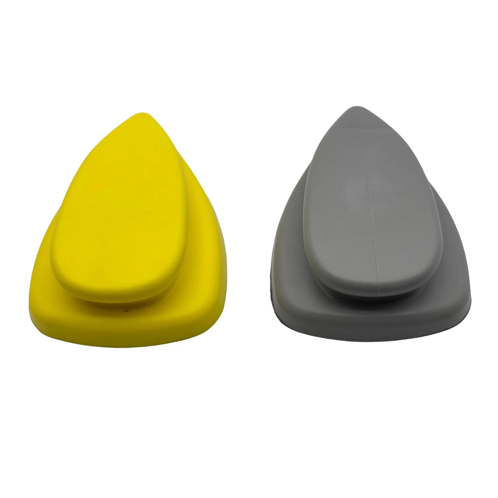 Large Triangle Manual Disc Self-adhesive Flocking Sandpaper Grinding Car Cleaning Hand Block Hook Backing Plate Deal for Wood