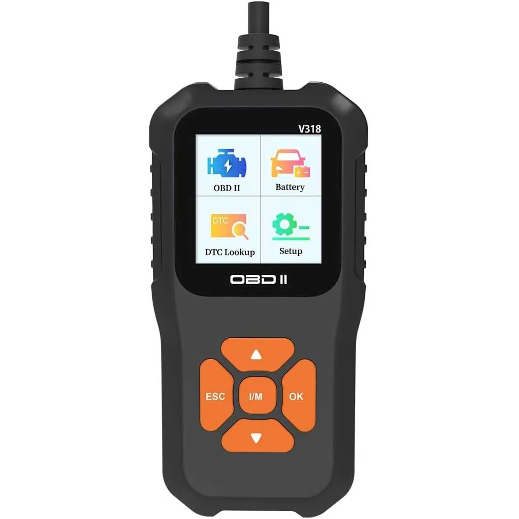 

Сканер OBD2 ELM327, полный сканер для проверки автомобиля, чтение и очистка кода, автомобильный прибор для диагностики неисправностей V318