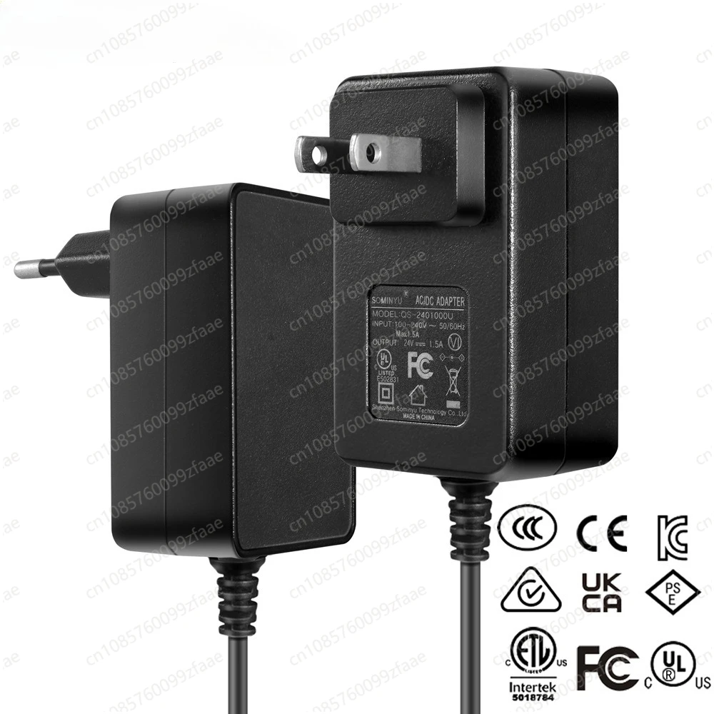 

Стандартный UL-сертифицированный источник питания 12V2A 3A pse Meti Folding 24V1A Импульсный источник питания светодиодного освещения