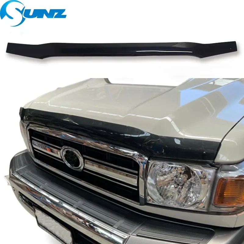 Bonnet Guard For Toyota Landcruiser 70 76 78 Series 2017 2018 2019 2020 2021 Hood Bonnet Deflector Bug Shield Bug Bar Guard