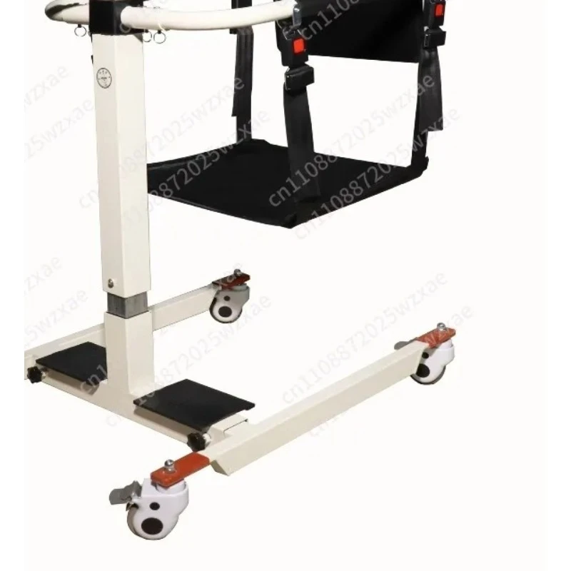 white casual hydraulic adjustable portable transfer elevator, paralyzed elderly care, disabled bath , folding , toilet chair