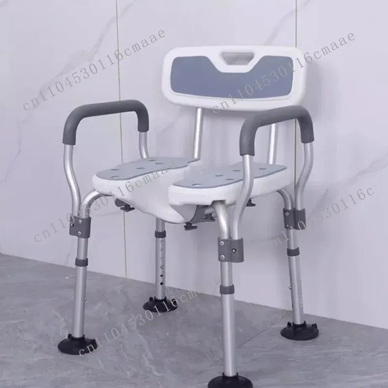 Bathroom chair, bathroom safety shower chair, elderly bath seat, folding stool, non-slip portable medical equipment