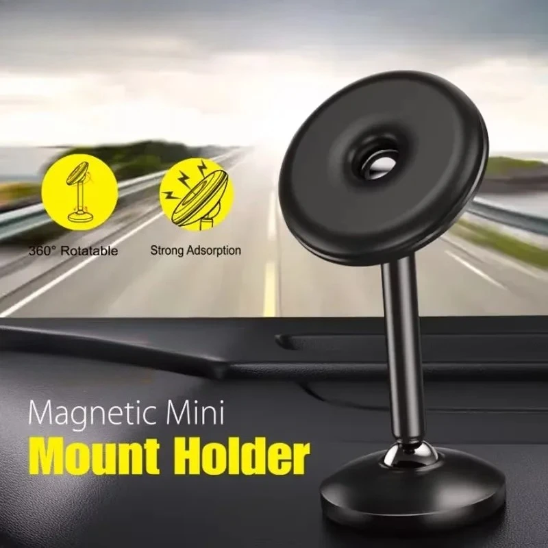 

360 ° Поворотный автомобильный магнитный держатель для телефона, подставка для приборной панели, крепление для смартфона для Magsafe iPhone 17 ~ 12 Samsung Xiaomi, мобильный телефон Barckrt