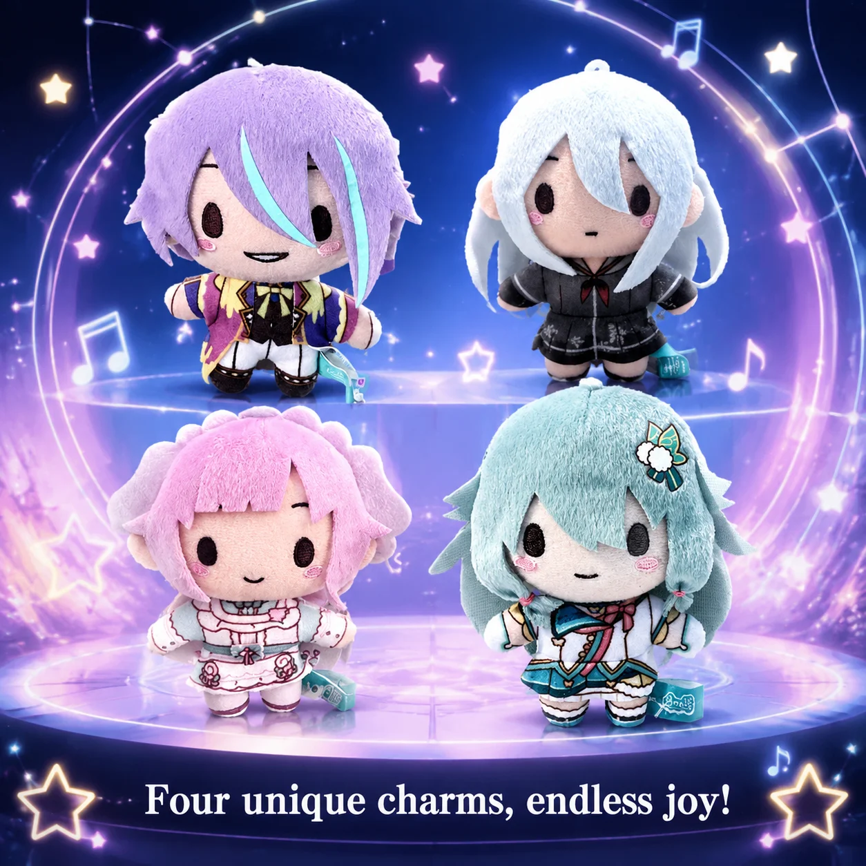 Project Sekai PJSK Hatsune Miku Akito Shinonome Kanade Yoisaki Toya Aoyagi Cute Beady Eyes Anime Plush Doll Soft Stuffed Toy