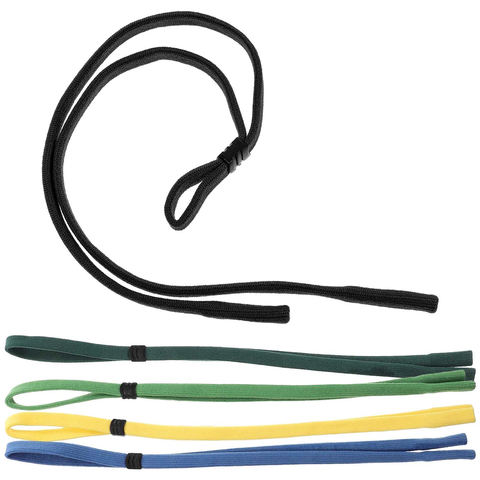 

5pcs Eyeglasses Straps Sunglasses Rope Retainer Hollow Coils Anti Slip Universal Fit Glasses Cord Lanyard For Sports Daily Use