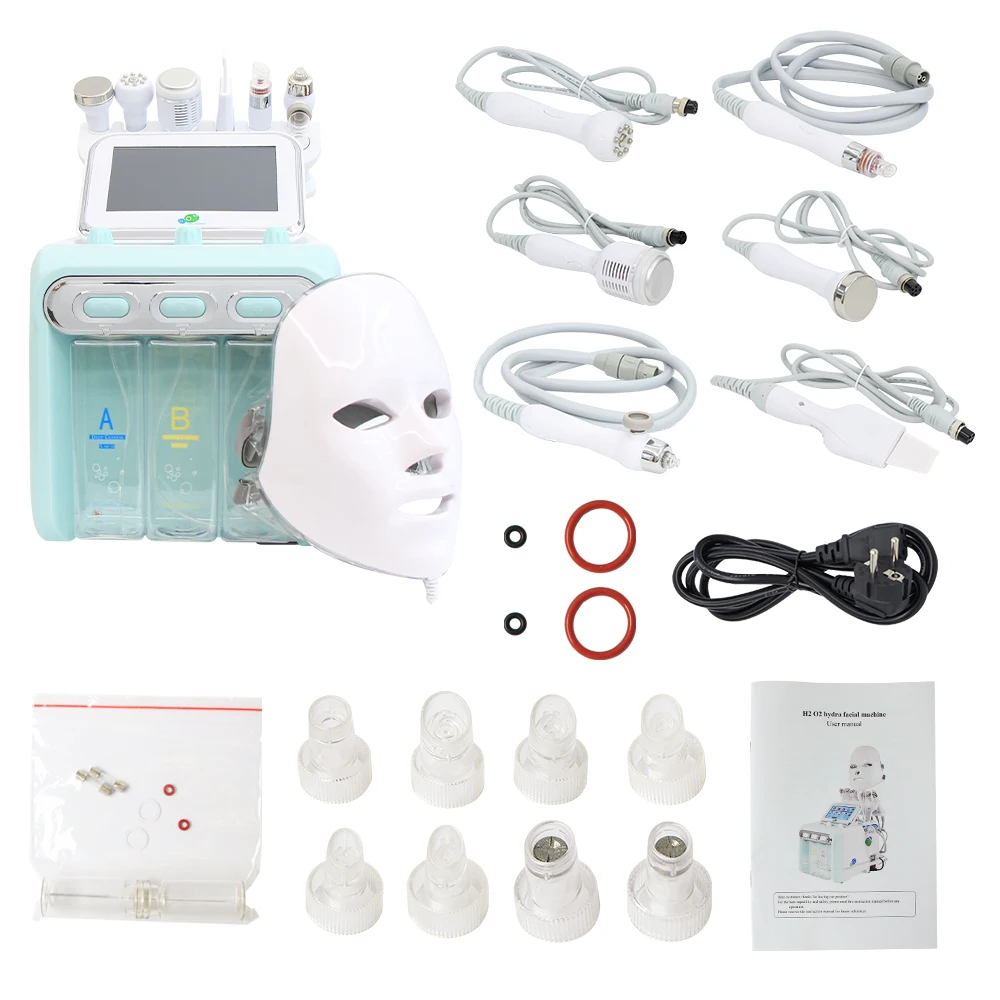 เครื่องไฮโดรเดอร์มาเบรชั่น YUET WIN รุ่นใหม่ ทำความสะอาดผิวหน้าอย่างล้ำลึก ยกกระชับผิวด้วยสเปรย์น้ำออกซิเจน บำรุงผิวด้วยฟองสปา อุปกรณ์เสริมความงาม