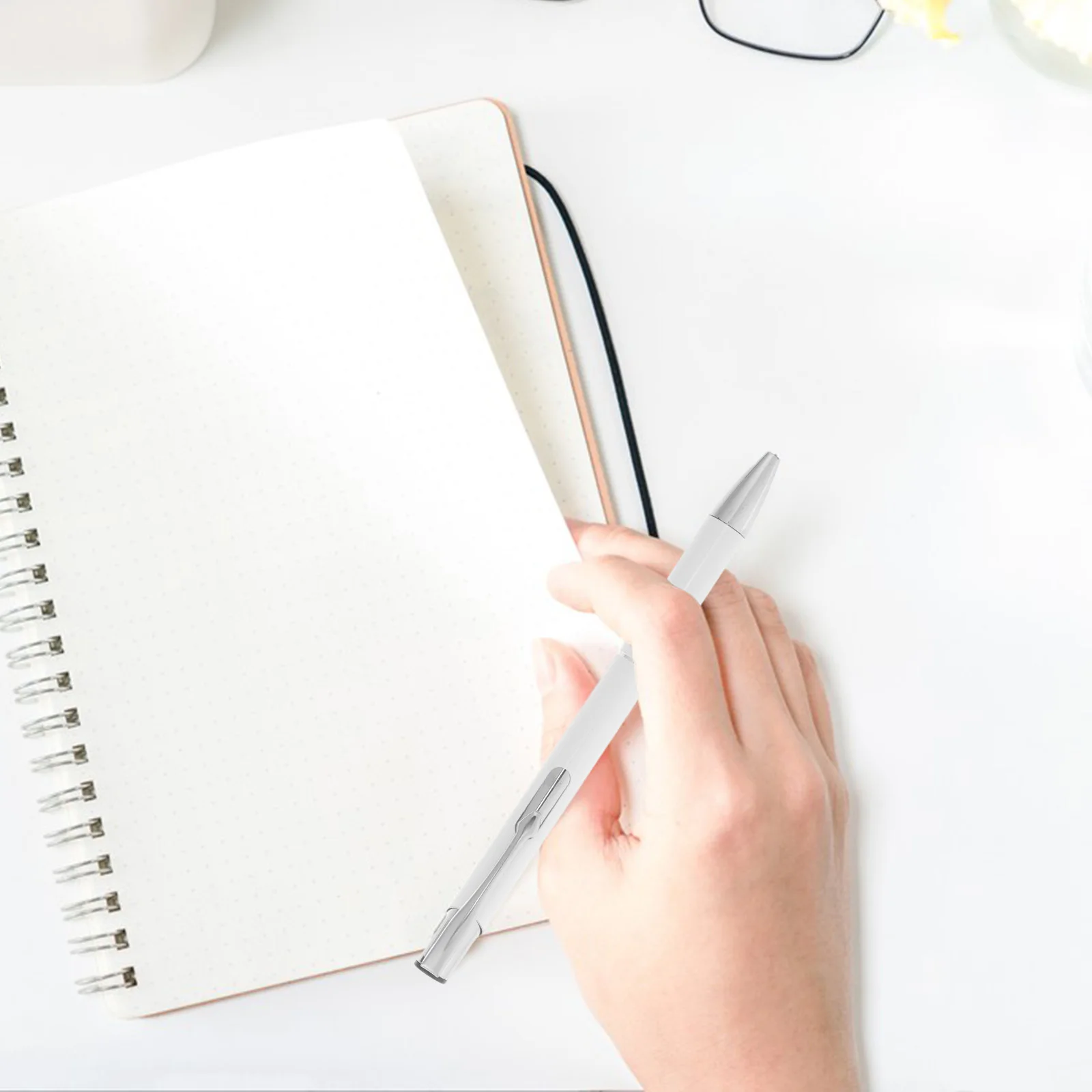 

6 шт. металлические шариковые ручки, выдвижные, гладкие, для письма, подходят для офиса, школы, подарочная ручка, выдвижные шариковые ручки