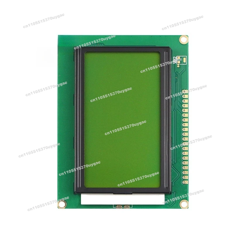 Yellow-green Screen LCD12864 Display, LCD Screen, with Backlight 128645V Parallel Port Serial Port