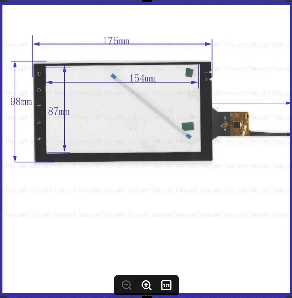 

ZhiYuSun XY-PG7006 XDX-совместимый 7-дюймовый емкостный экран для автомобильного DVD, стекло экрана GPS-навигатора 176*98