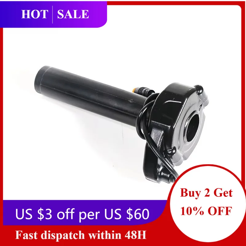 

Modified Twist Throttle with Handle Grip for OUXI V8 & QM V20 Wheel Fatbike Electric bicycle Part Bike Accessories