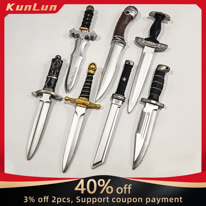 Wizard Weapon Simulated Little Knife PU Model  Game Medieval Sword Safety Katana Cosplay Prop Foam Short Sword Toys Boys Gift