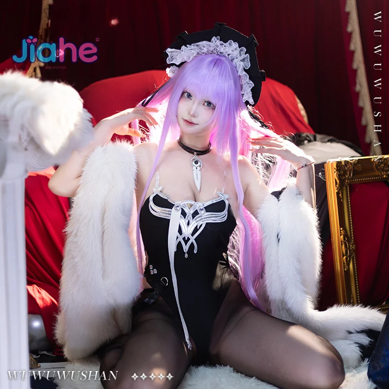 SN Tashkent Game Azur Lane أزياء تنكرية مثيرة بذلة جوارب عباءة قلادة الدعامة مجموعة زي حفلة الهالوين النسائية