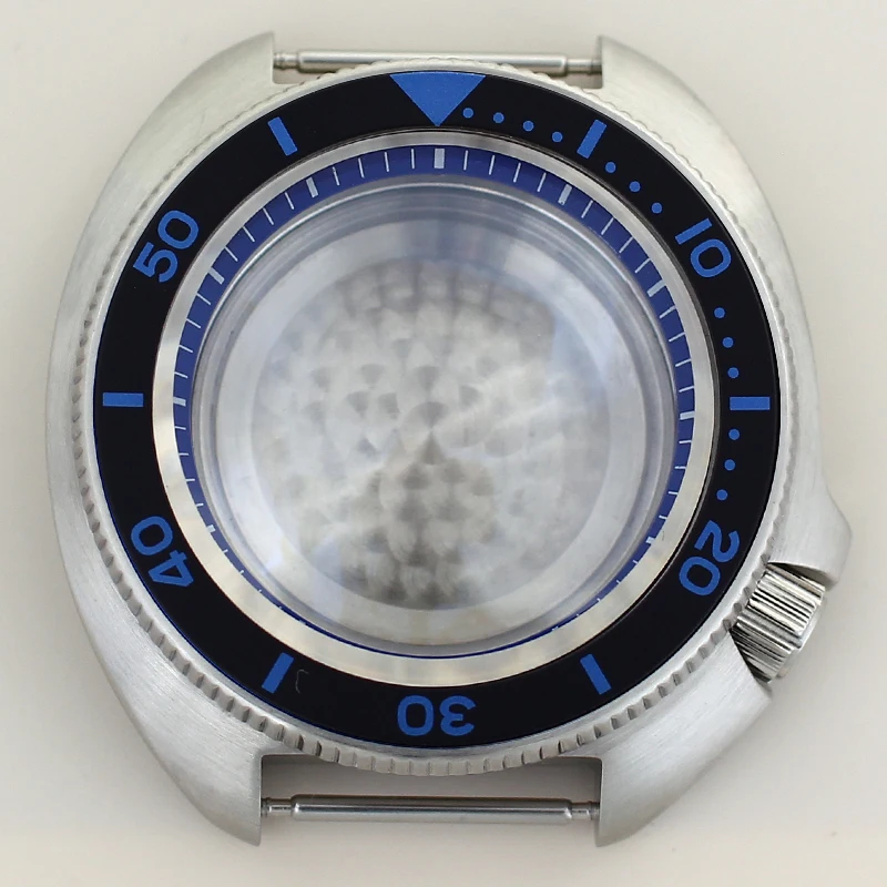44mm Watch Case NH35 Sapphire For NH34 NH35 NH36 4R NH70 Automatic Movement Watch Accessory Unidirectional Bezel Mod Tuna Mouth