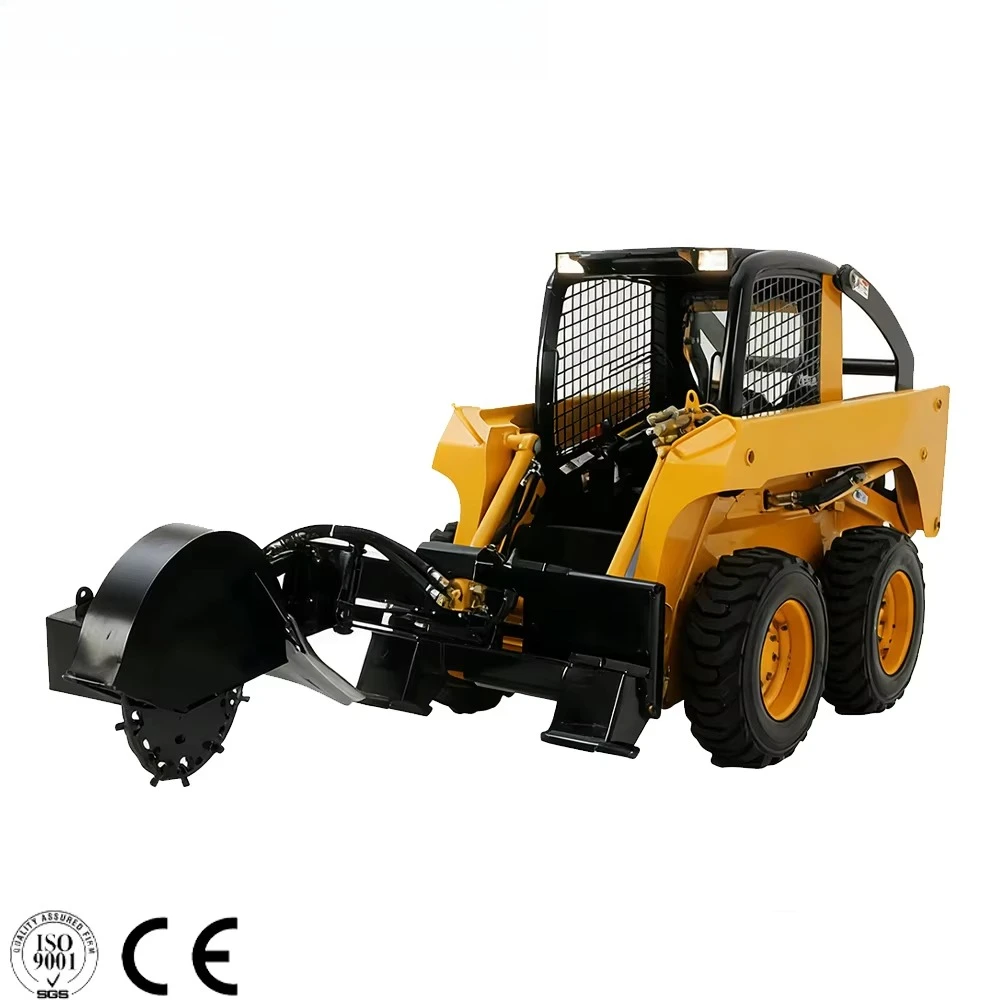 Irrigation Machine Excavator Hydraulic Lawn Mower Sliding Loader Attachments Tree Stump Grinder Excavator